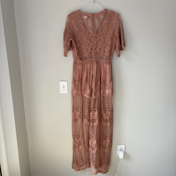 Honey Punch Lace Maxi Dress - Picture 4 of 13
